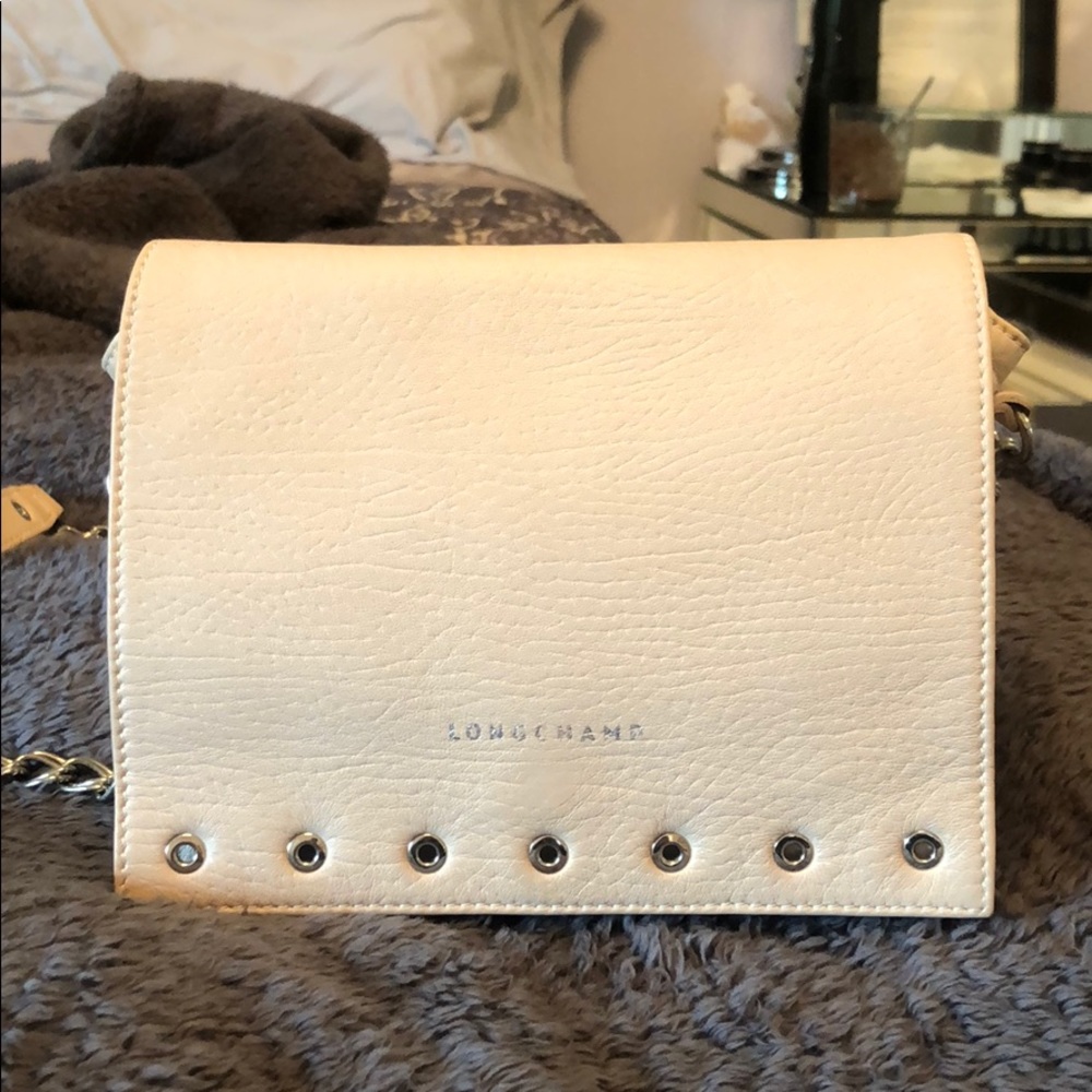AUTHENTIC Longchamp Paris rocks leather crossbody